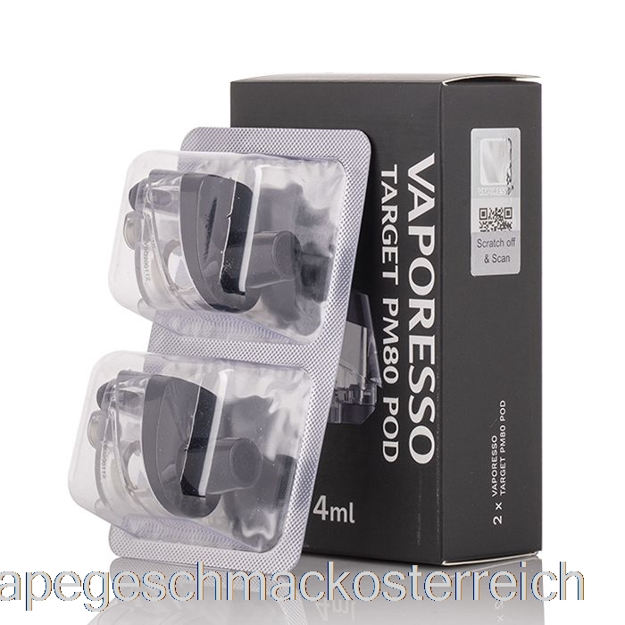 Vaporesso Target PM80 Ersatz-Pods 4 Ml Nachfüllbare PM80-Pods (2er-Pack) Vape-Geschmack